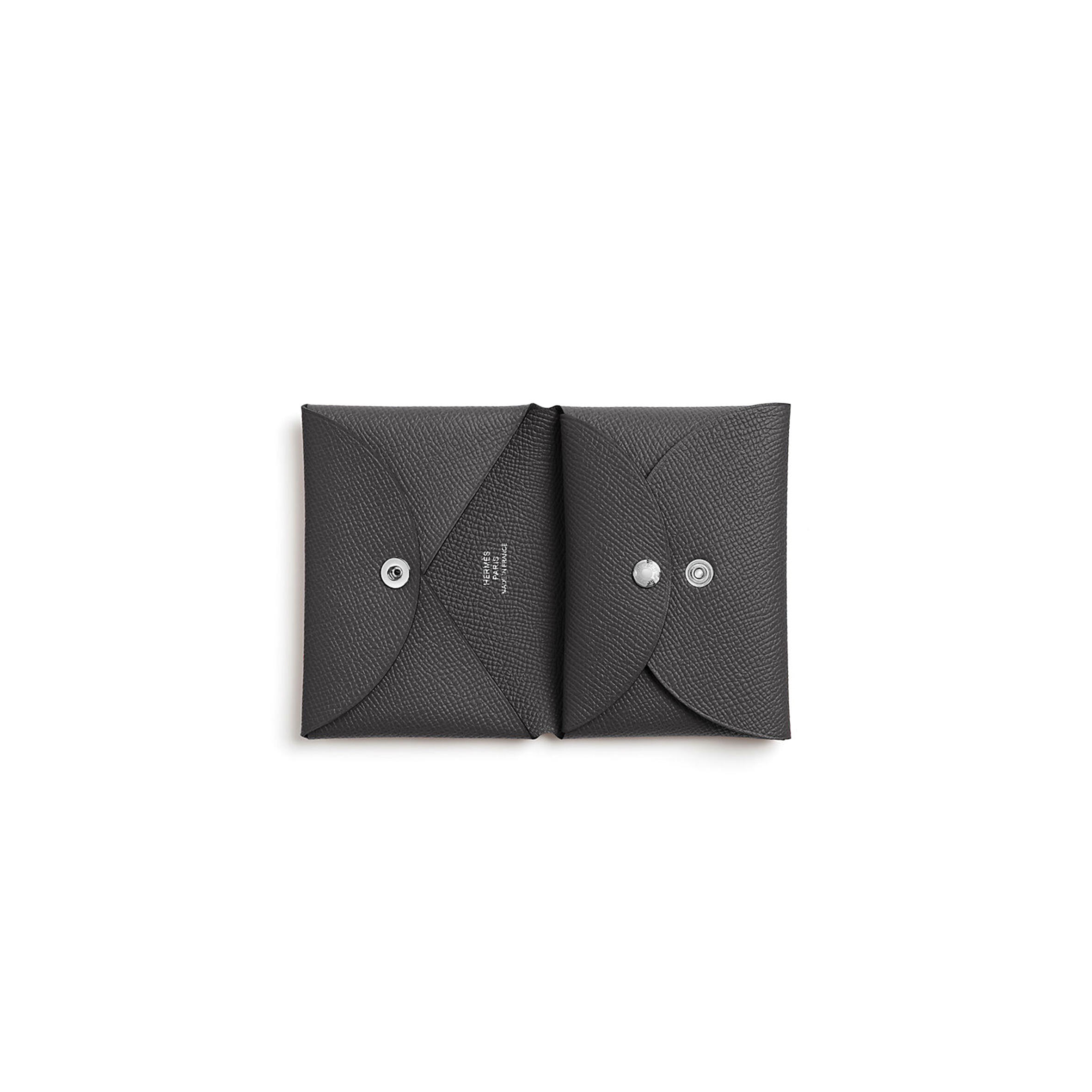 HERMES CALVI DUO COMPACT CARD HOLDER H083035CK85 (10.5*7*1.3cm)